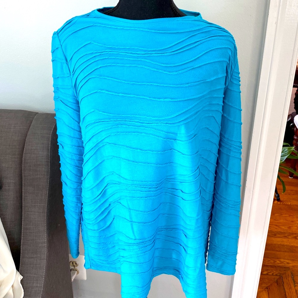 Chico’s long sleeve in turquoise
